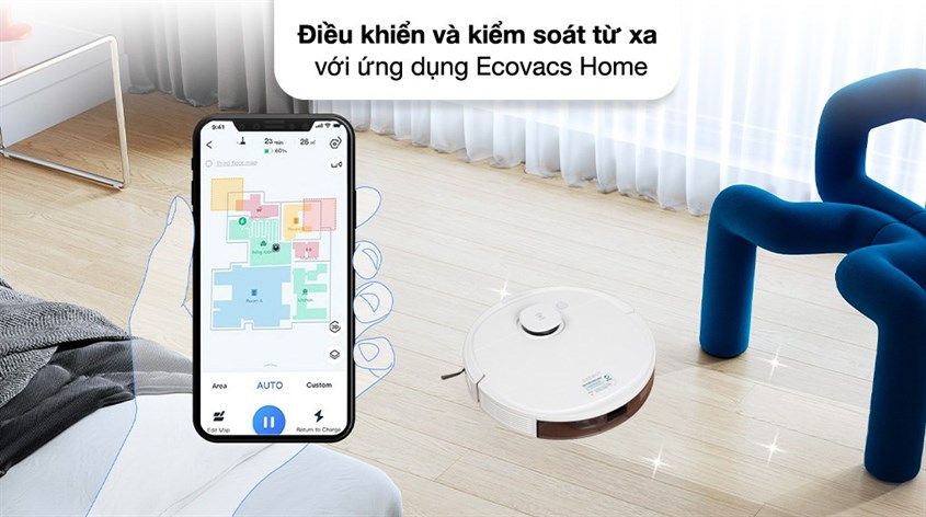 Robot không chạy đúng lịch? Kiểm tra nguồn và cài lại lịch trong app Ecovacs Home ngay nhé!