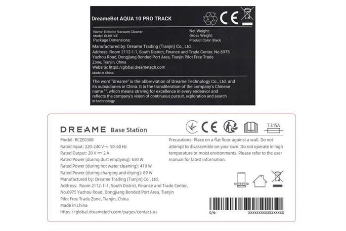Robot hút bụi lau nhà Dreame Aqua 10 Pro Track - Đen - Ảnh 6