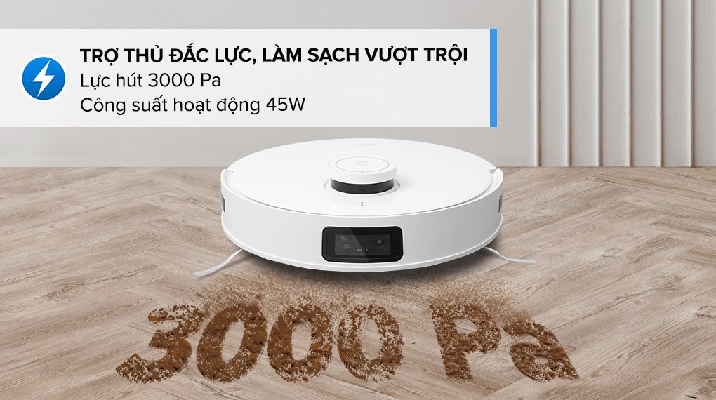 Robot hút bụi lau nhà Ecovacs T10 sở hữu công suất hoạt động 45W