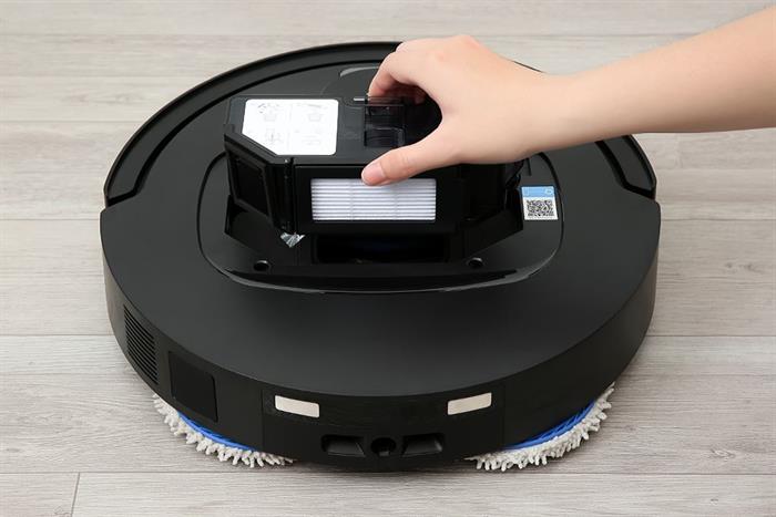Bạn dễ dàng tháo bộ lọc của Robot hút bụi lau nhà Ecovacs T30C - Đen để vệ sinh Bạn dễ dàng tháo bộ lọc của Robot hút bụi lau nhà Ecovacs T30C - Đen để vệ sinh