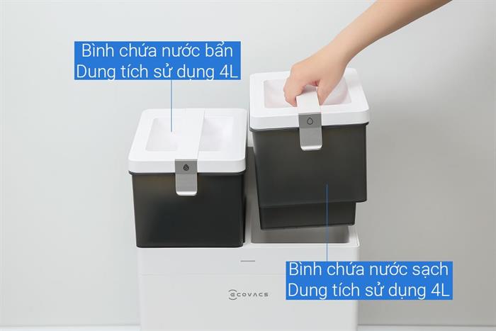 Robot hút bụi lau nhà Ecovacs T30C - Trắng - Ảnh 8