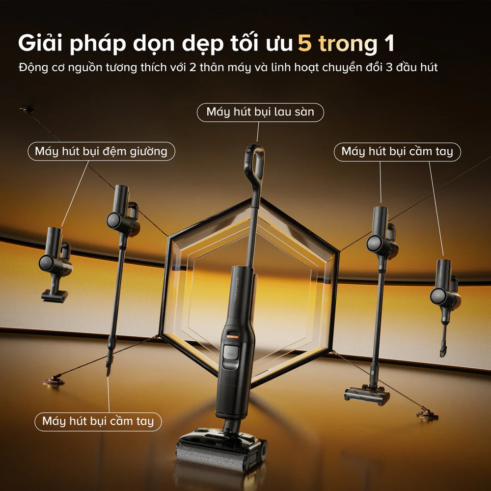 Máy hút bụi cầm tay Roborock F25 ACE Combo - Ảnh 4