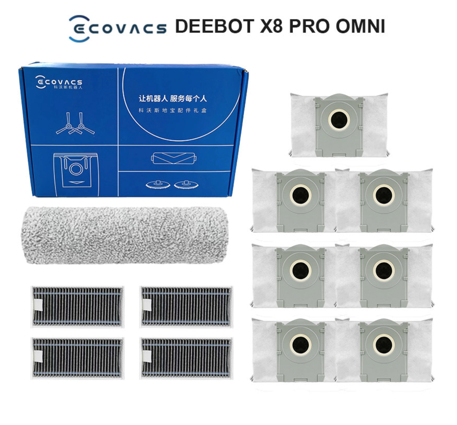 Bộ Phụ Kiện Cho Robot Ecovacs Deebot X8 Pro Omni