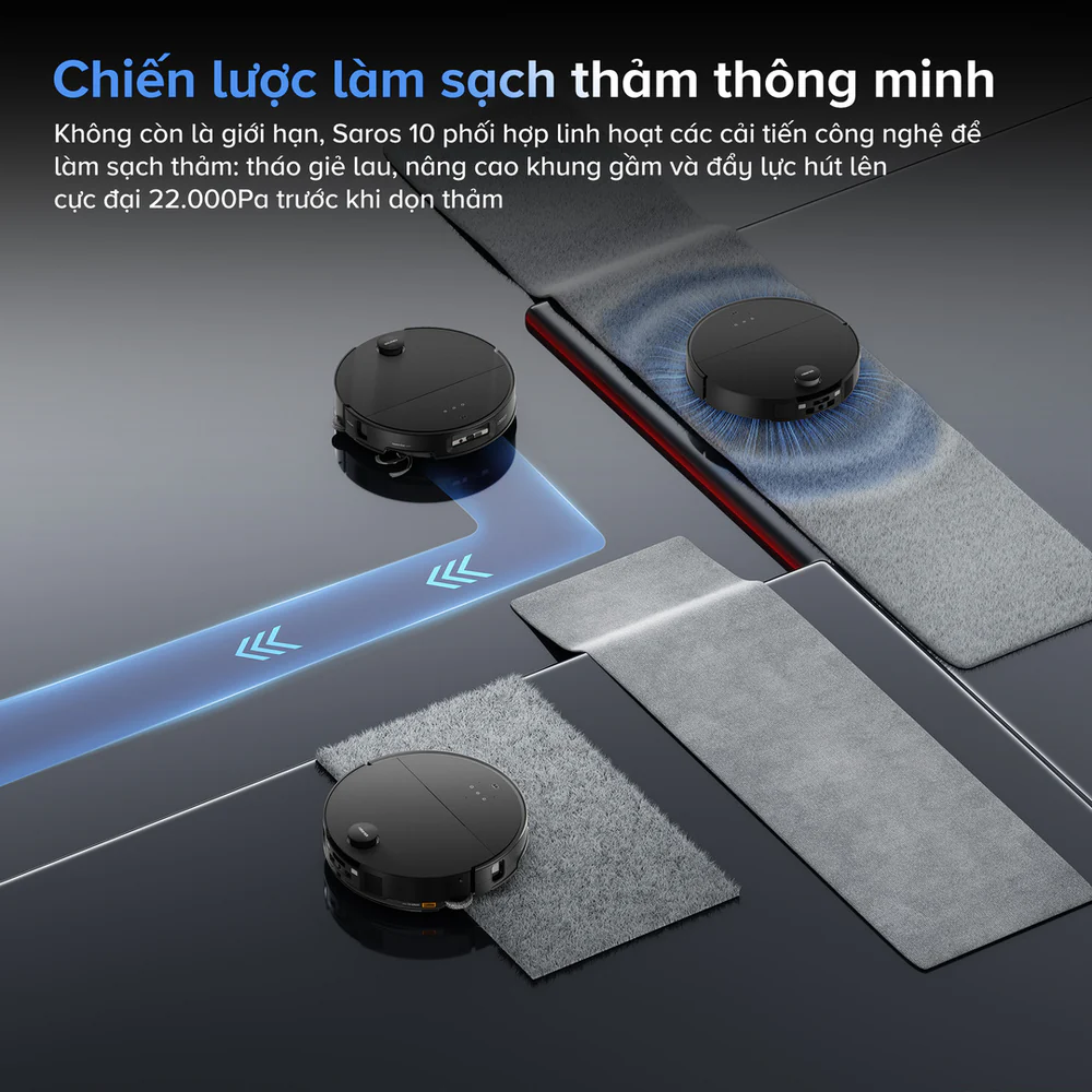 Robot hút bụi lau nhà Roborock Saros 10 - Ảnh 2