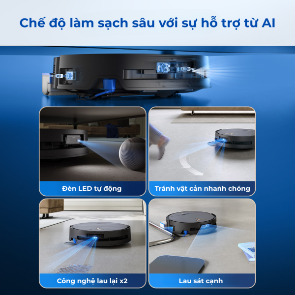Robot hút bụi lau nhà Ecovacs Deebot X9 Pro Omni - Ảnh 5