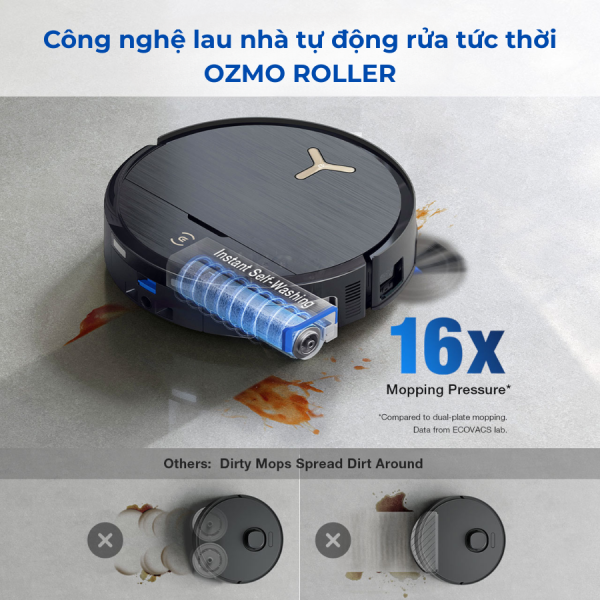Robot hút bụi lau nhà Ecovacs Deebot X9 Pro Omni - Ảnh 7