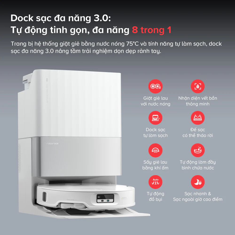 Robot hút bụi lau nhà Roborock Qrevo EdgeT - Ảnh 3