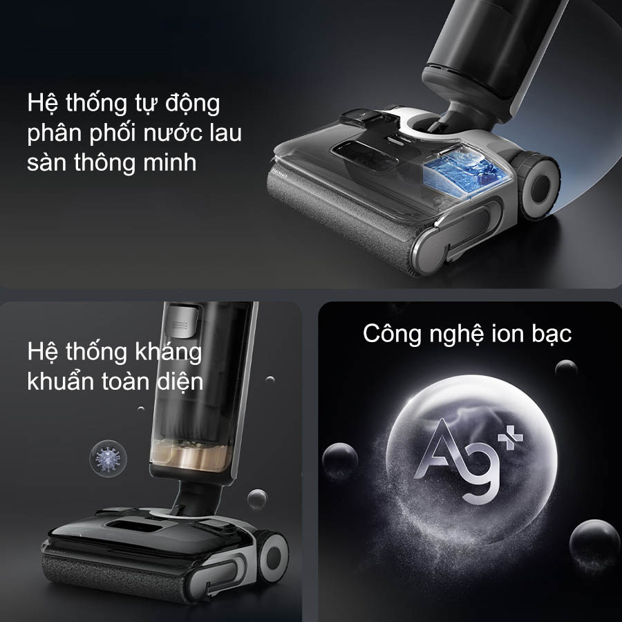 Hệ thống tự động phân phối nước lau sàn thông minh