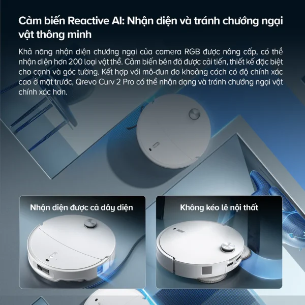 Robot hút bụi lau nhà Roborock Qrevo Curv 2 Pro - Ảnh 8
