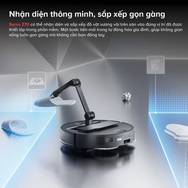 Robot hút bụi lau nhà Roborock Saros Z70 - Ảnh 4
