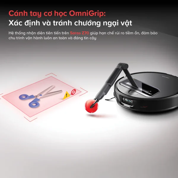 Robot hút bụi lau nhà Roborock Saros Z70 - Ảnh 10