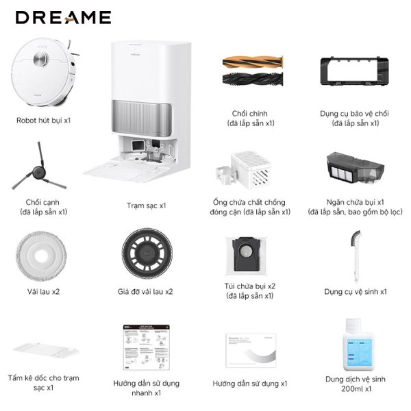 Robot hút bụi lau nhà Dreame L40s Ultra - Ảnh 10