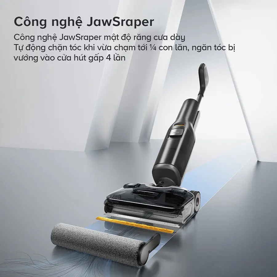 Hệ thống chống rối tóc đột phá của Roborock F25