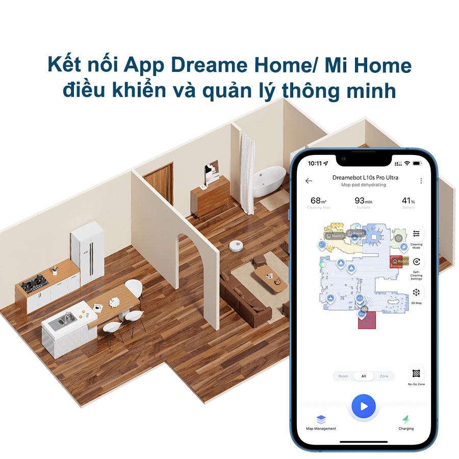 Kết nối app điều khiển thông minh