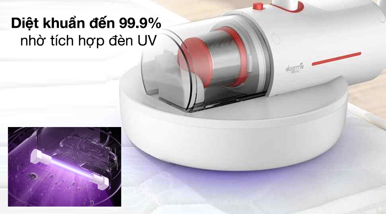 Máy hút bụi đệm giường DEERMA CM1300 - Tiêu diệt đến 99.9% vi khuẩn trên mọi bề mặt với đèn UV tích hợp Máy hút bụi đệm giường DEERMA CM1300 - Tiêu diệt đến 99.9% vi khuẩn trên mọi bề mặt với đèn UV tích hợp