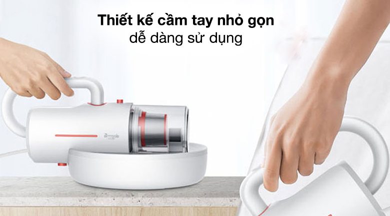 Máy hút bụi đệm giường DEERMA CM1300 - Thiết kế cầm tay, kích thước 335 x 225 x 170 mm khá nhỏ gọn Máy hút bụi đệm giường DEERMA CM1300 - Thiết kế cầm tay, kích thước 335 x 225 x 170 mm khá nhỏ gọn