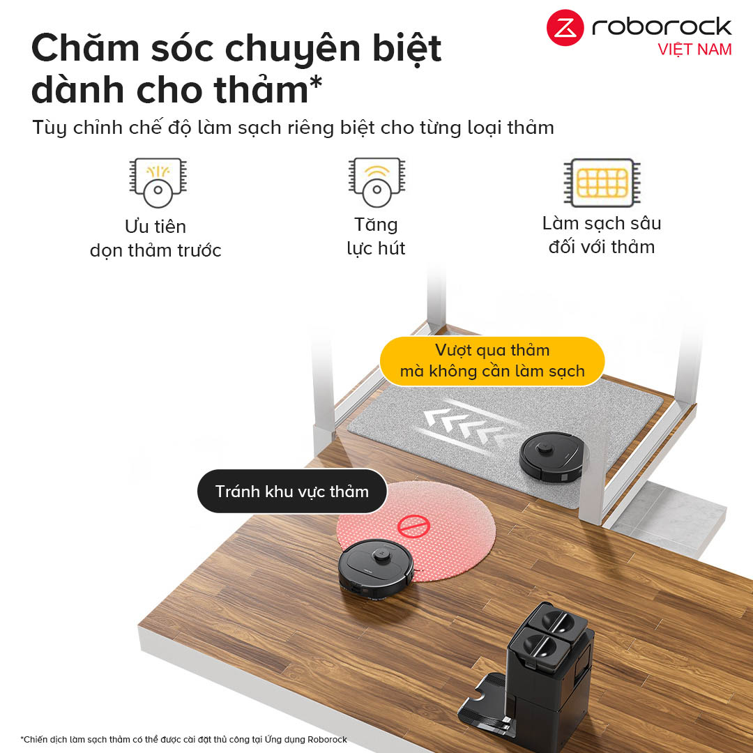 Robot hút bụi lau nhà Roborock Qrevo 5AE - Hàng Chính Hãng 10 Roborock QR 798