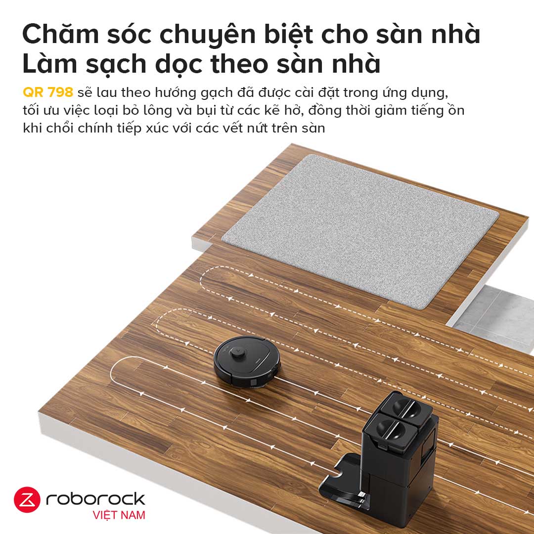 Robot hút bụi lau nhà Roborock Qrevo 5AE - Hàng Chính Hãng 9 Roborock QR 798