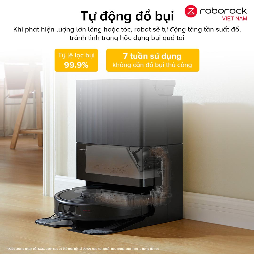 Robot hút bụi lau nhà Roborock QR 798 – Hàng Chính Hãng 8 Roborock QR 798