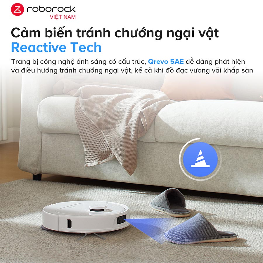 Robot hút bụi lau nhà Roborock Qrevo 5AE - Hàng Chính Hãng 6 Roborock Qrevo 5AE