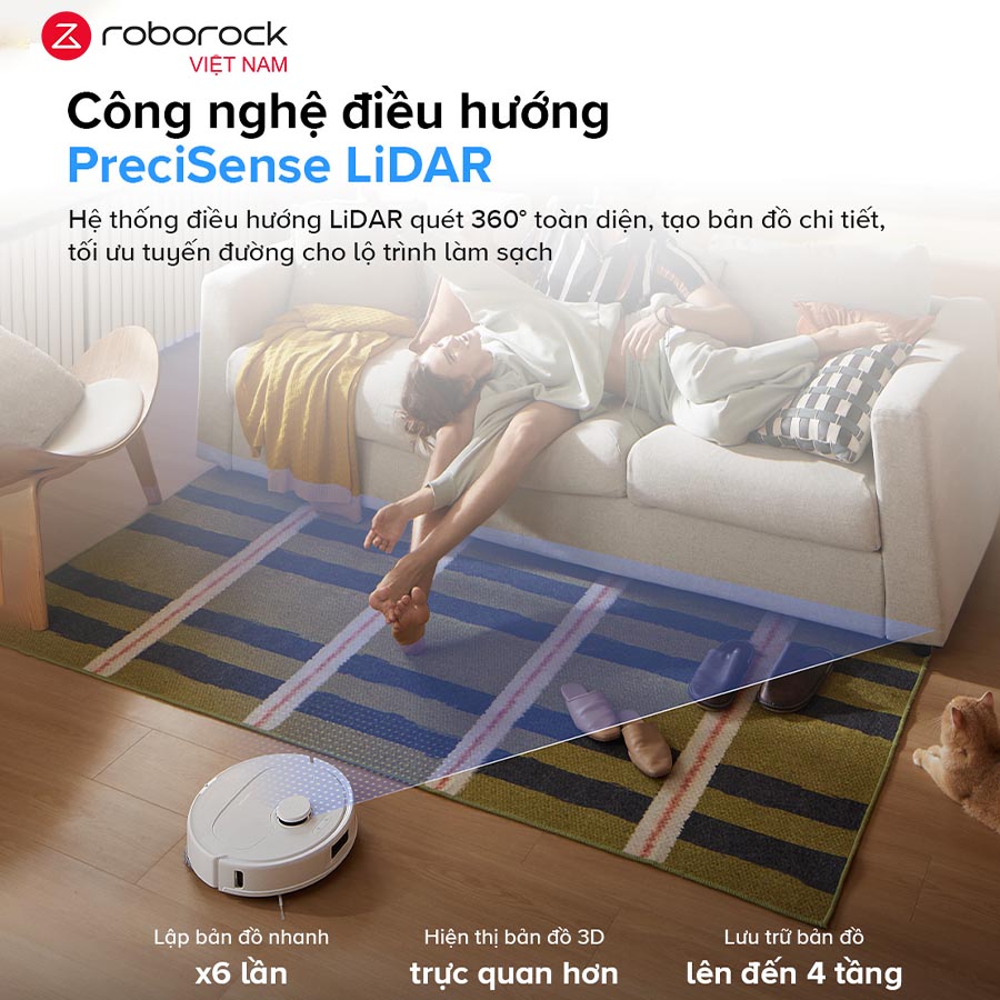 Robot hút bụi lau nhà Roborock Qrevo 5AE - Hàng Chính Hãng 11 Roborock Qrevo 5AE
