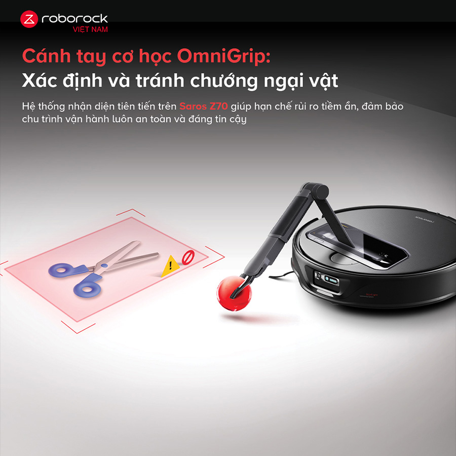 Robot hút bụi lau nhà Roborock Saros Z70 - Hàng Chính Hãng 4 Roborock Saros Z70