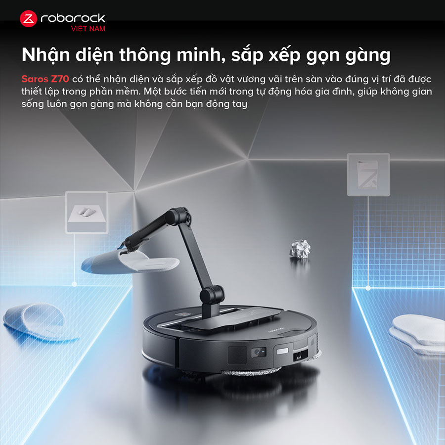 Robot hút bụi lau nhà Roborock Saros Z70 - Hàng Chính Hãng 6 Roborock Saros Z70