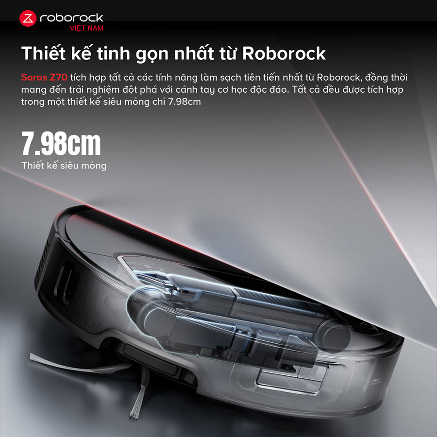 Robot hút bụi lau nhà Roborock Saros Z70 - Hàng Chính Hãng 5 Roborock Saros Z70