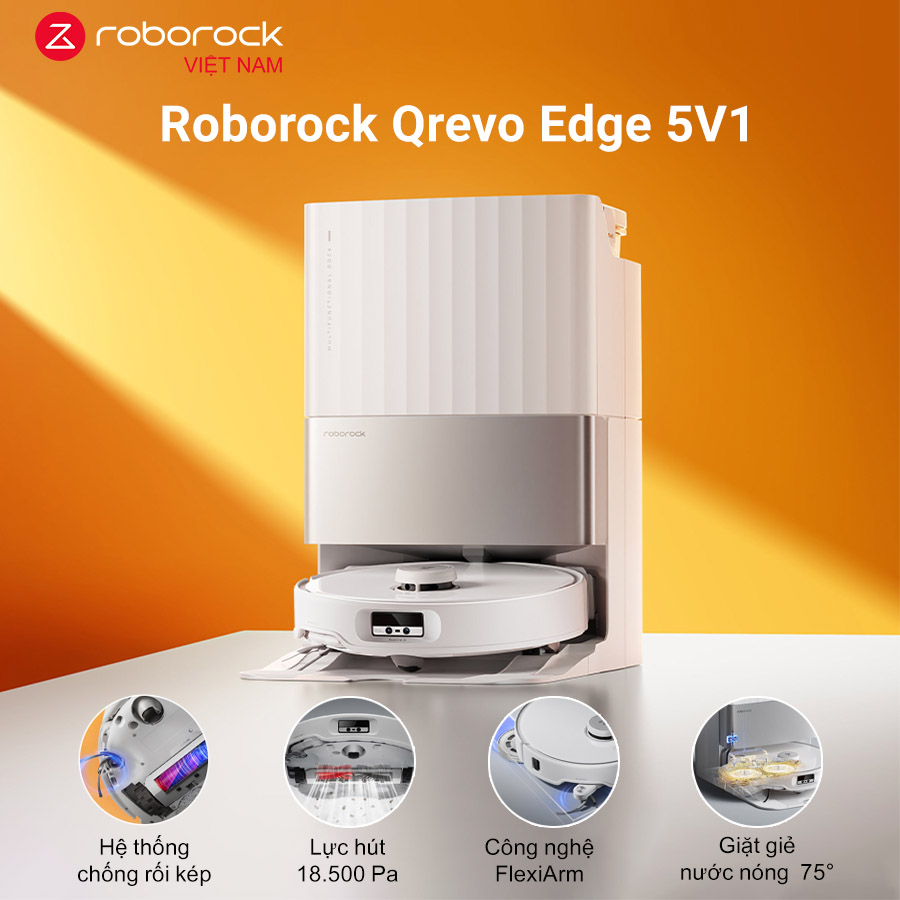Robot hút bụi lau nhà Roborock Qrevo Edge 5V1 - Hàng Chính Hãng 1 Roborock Q Revo Edge 5V1