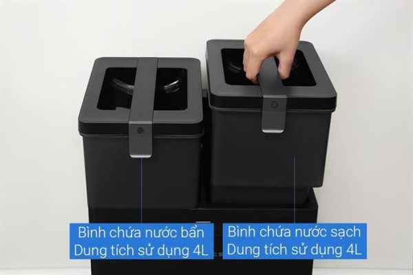 Robot hút bụi lau nhà Ecovacs Deebot T50 Pro OMNI - Đen - Ảnh 8