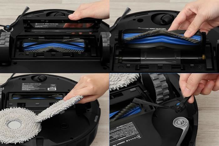 Robot hút bụi lau nhà Ecovacs Deebot T50 Pro OMNI - Đen - Ảnh 4