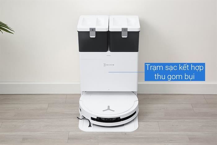 Robot hút bụi lau nhà Ecovacs Deebot T50 Pro OMNI - Trắng - Ảnh 6