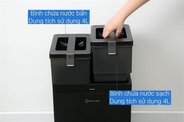 Robot hút bụi lau nhà Ecovacs T30C - Đen - Ảnh 8