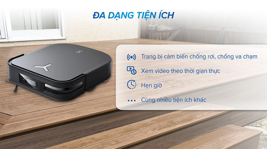 Tiện ích - Robot hút bụi lau nhà Ecovacs X2 Combo Tiện ích - Robot hút bụi lau nhà Ecovacs X2 Combo