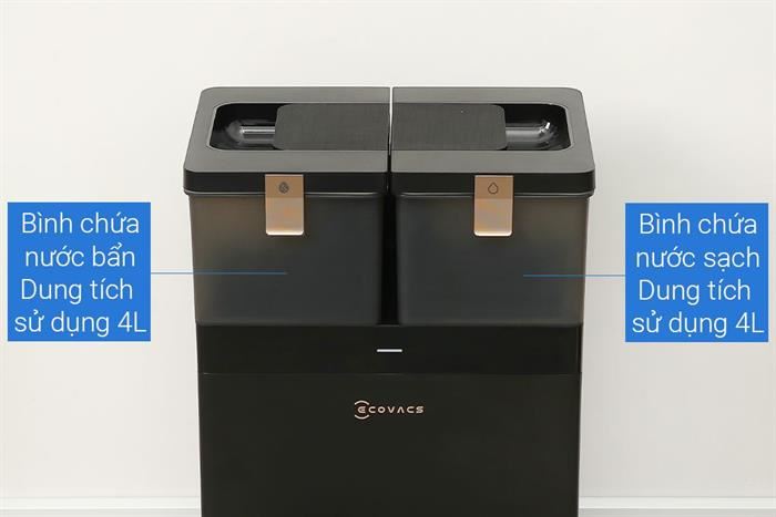 Robot hút bụi lau nhà Ecovacs X8 PRO OMNI - Đen - Ảnh 7