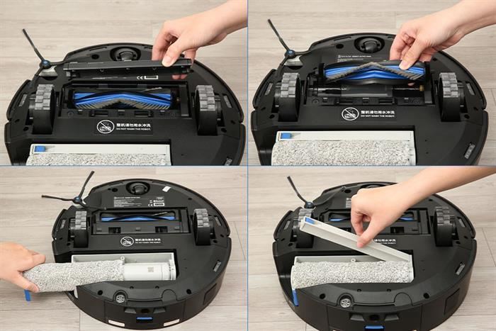 Robot hút bụi lau nhà Ecovacs X8 PRO OMNI - Đen - Ảnh 4