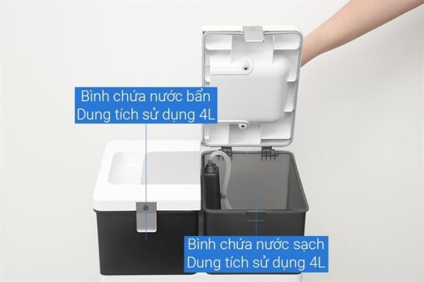 Robot hút bụi lau nhà Ecovacs X8 PRO OMNI - Trắng - Ảnh 6