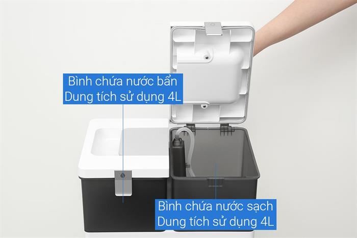 Robot hút bụi lau nhà Ecovacs X8 PRO OMNI - Trắng - Ảnh 6