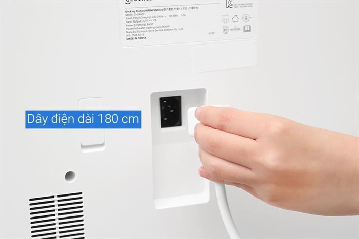 Robot hút bụi lau nhà Ecovacs X8 PRO OMNI - Trắng - Ảnh 9