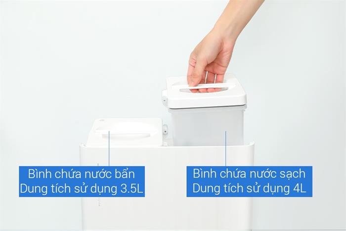 Robot hút bụi lau nhà Roborock Q Revo 5V1 - Trắng - Ảnh 7