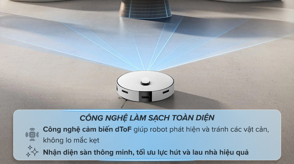 Robot hút bụi lau nhà Samsung VR7MD96514G/SV - Công nghệ Robot hút bụi lau nhà Samsung VR7MD96514G/SV - Công nghệ