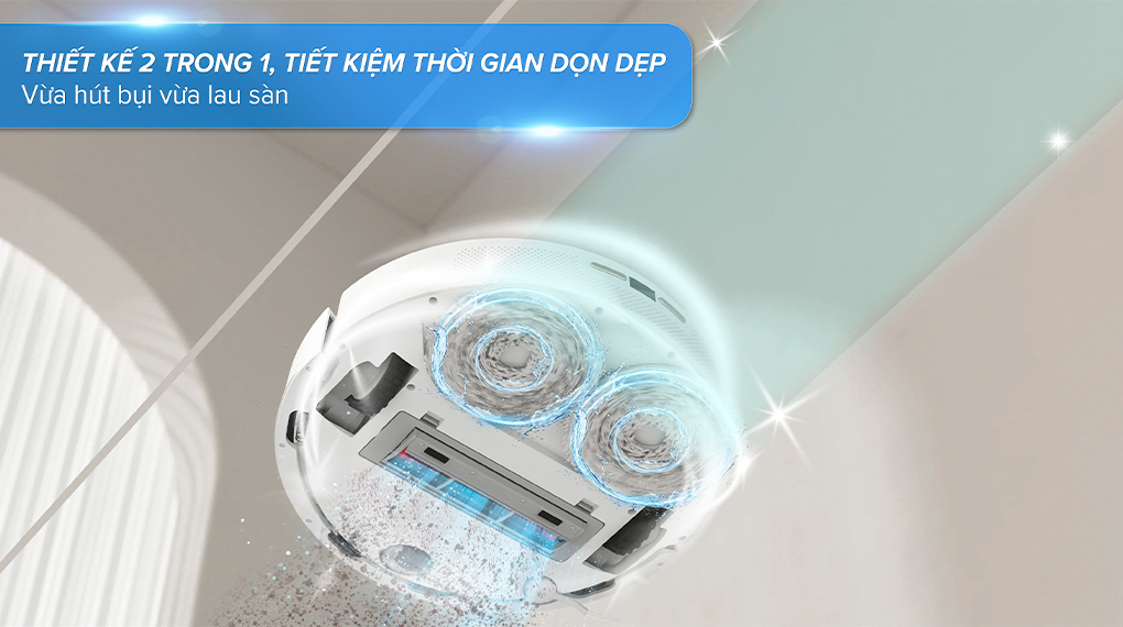 Vừa hút vừa lau - Robot hút bụi lau nhà Xiaomi X20 Vừa hút vừa lau - Robot hút bụi lau nhà Xiaomi X20
