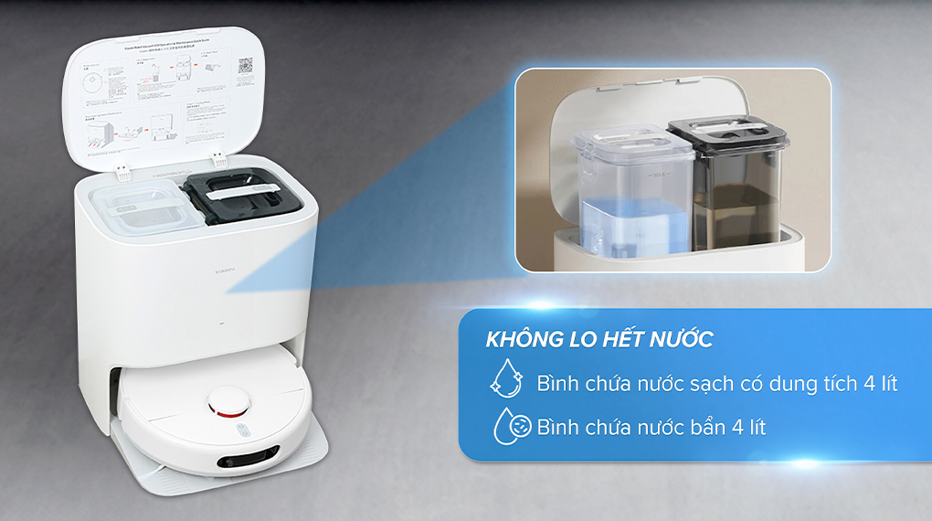 Ngăn chứa nước - Robot hút bụi lau nhà Xiaomi X20 Ngăn chứa nước - Robot hút bụi lau nhà Xiaomi X20