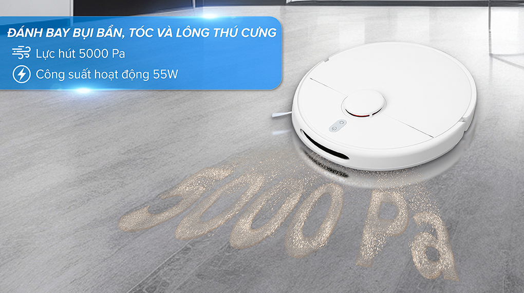 Công suất - Robot hút bụi lau nhà Xiaomi X20 Công suất - Robot hút bụi lau nhà Xiaomi X20