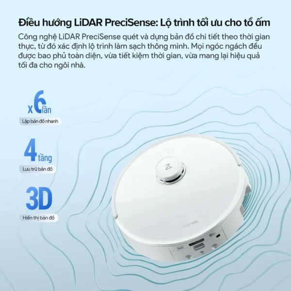 Robot hút bụi lau nhà Roborock Qrevo Curv 2 Flow - Ảnh 7