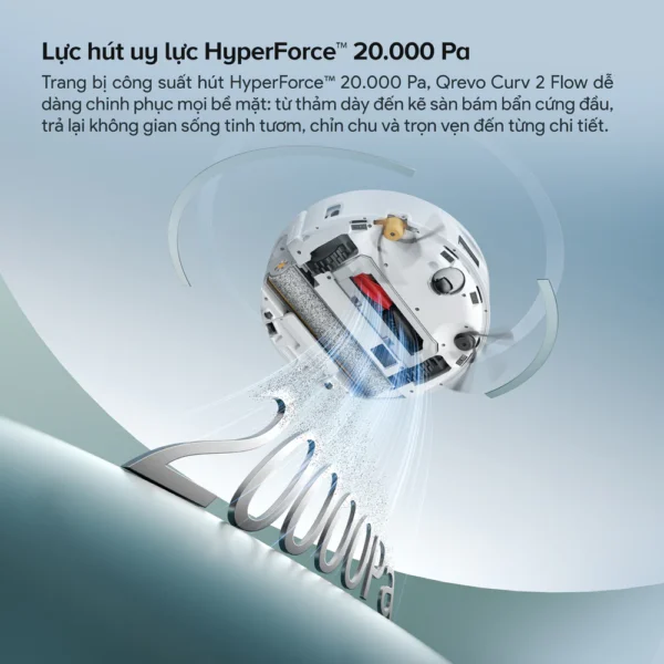 Robot hút bụi lau nhà Roborock Qrevo Curv 2 Flow - Ảnh 9