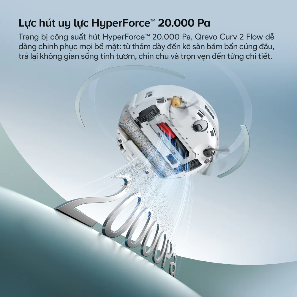 Robot hút bụi lau nhà Roborock Qrevo Curv 2 Flow - Ảnh 9