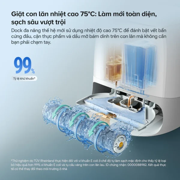 Robot hút bụi lau nhà Roborock Qrevo Curv 2 Flow - Ảnh 11