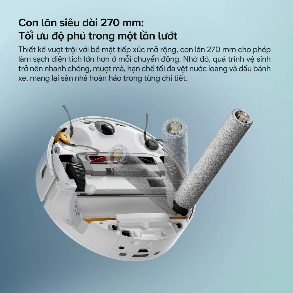 Robot hút bụi lau nhà Roborock Qrevo Curv 2 Flow - Ảnh 12