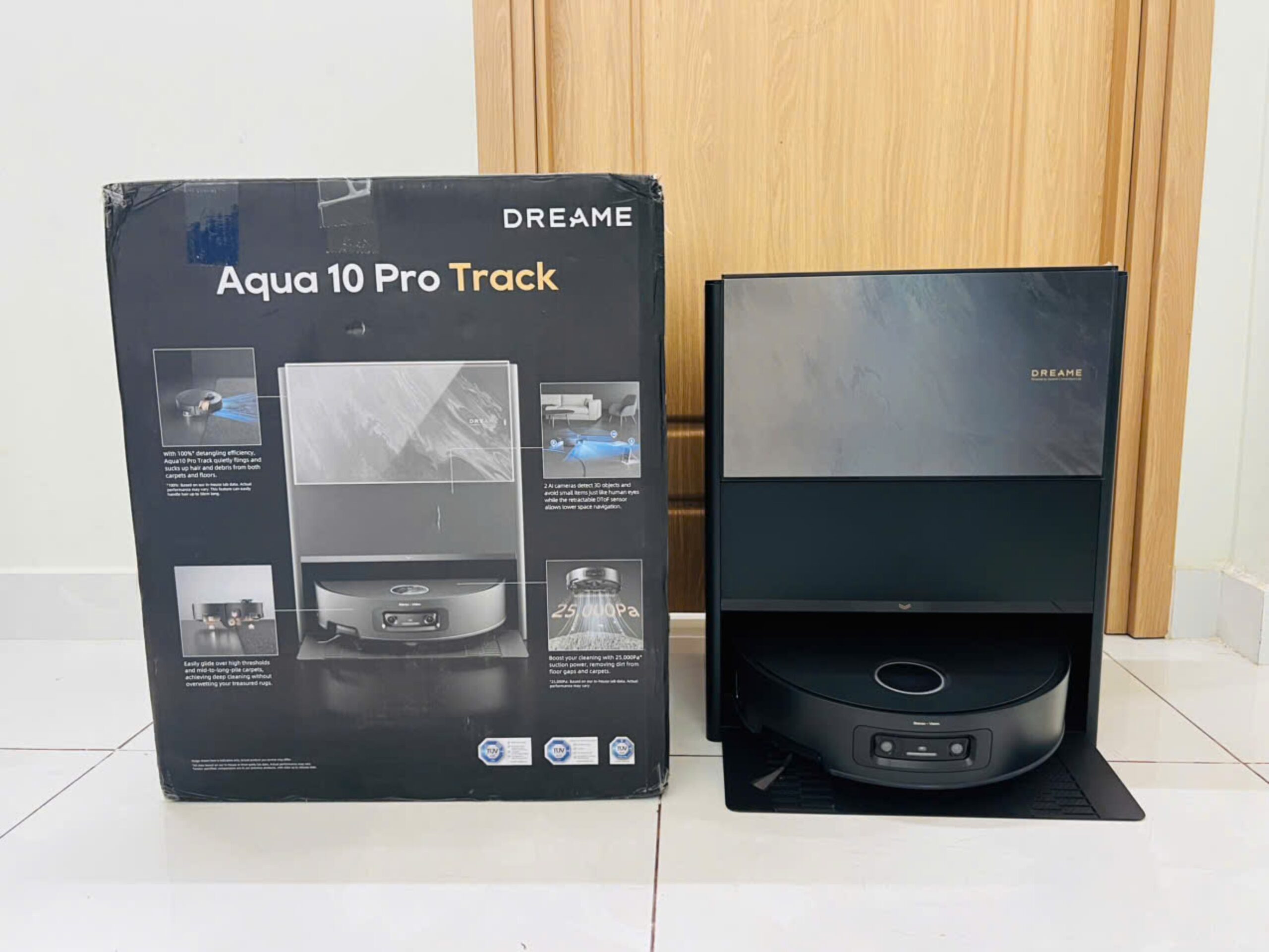 Robot hút bụi lau nhà Dreame Aqua 10 Pro Track Hàng trưng bày - Ảnh 13
